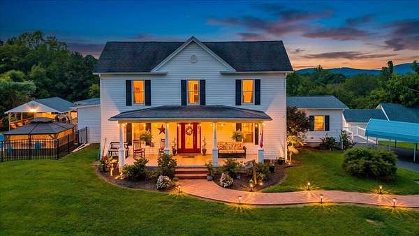 5.84 Acres of Land with Home for Sale in Vinton, Virginia