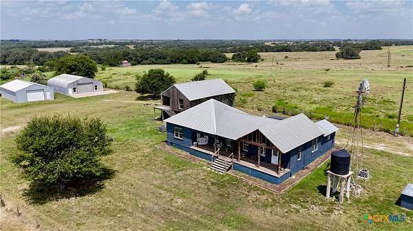 15.2 Acres of Land with Home for Sale in Moulton, Texas