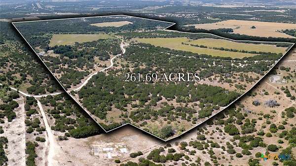 262 Acres of Land with Home for Sale in Lometa, Texas