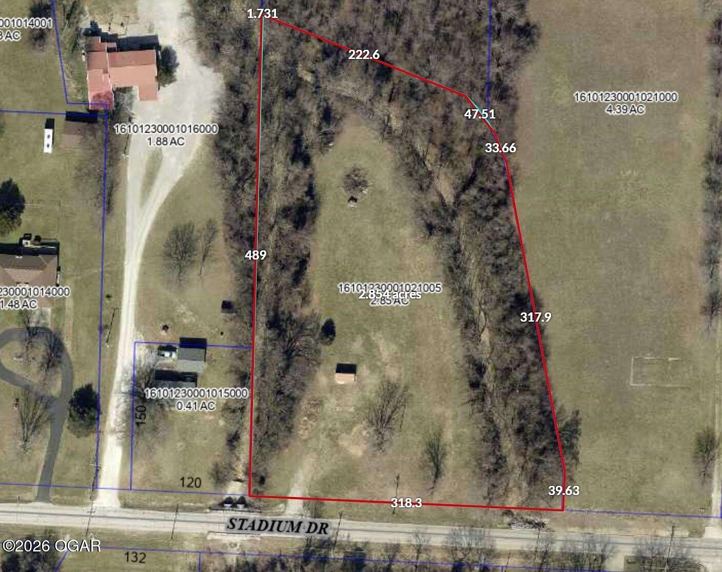 2.85 Acres of Land for Sale in Webb City, Missouri