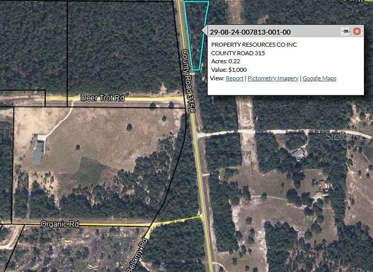 0.22 Acres of Land for Sale in Melrose, Florida