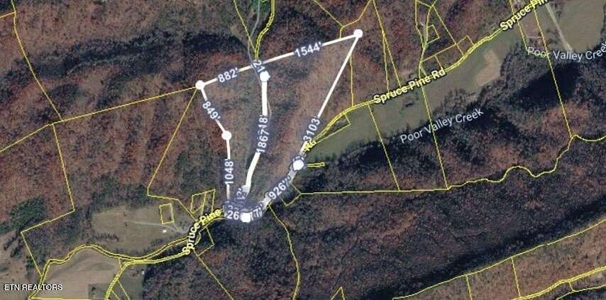 74.7 Acres of Recreational Land for Sale in Mooresburg, Tennessee