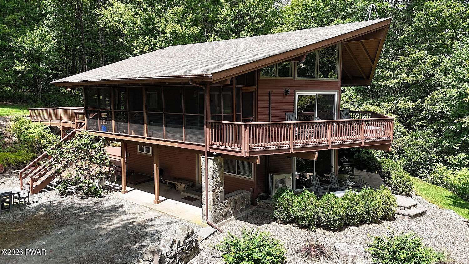 25.1 Acres of Recreational Land with Home for Sale in Equinunk, Pennsylvania