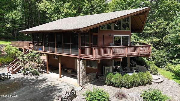 25.1 Acres of Recreational Land with Home for Sale in Equinunk, Pennsylvania