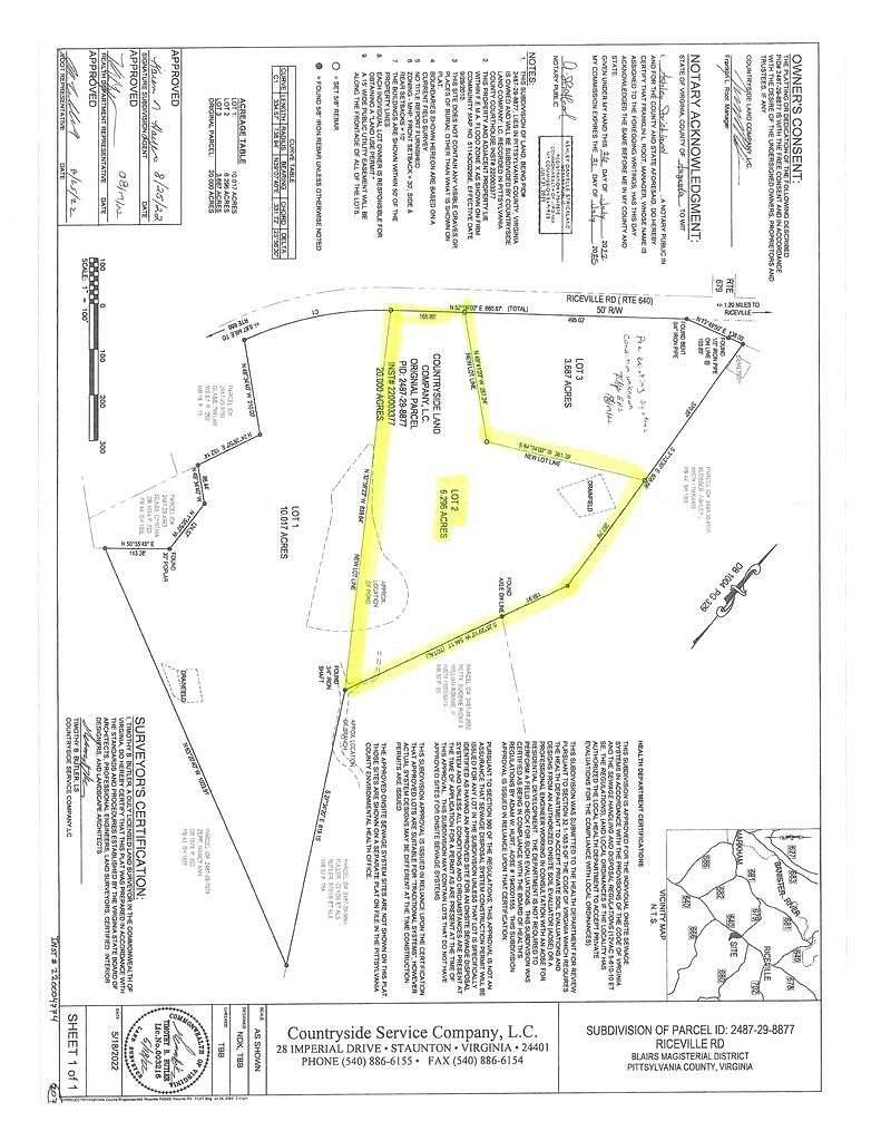 6.29 Acres of Residential Land for Sale in Riceville, Virginia
