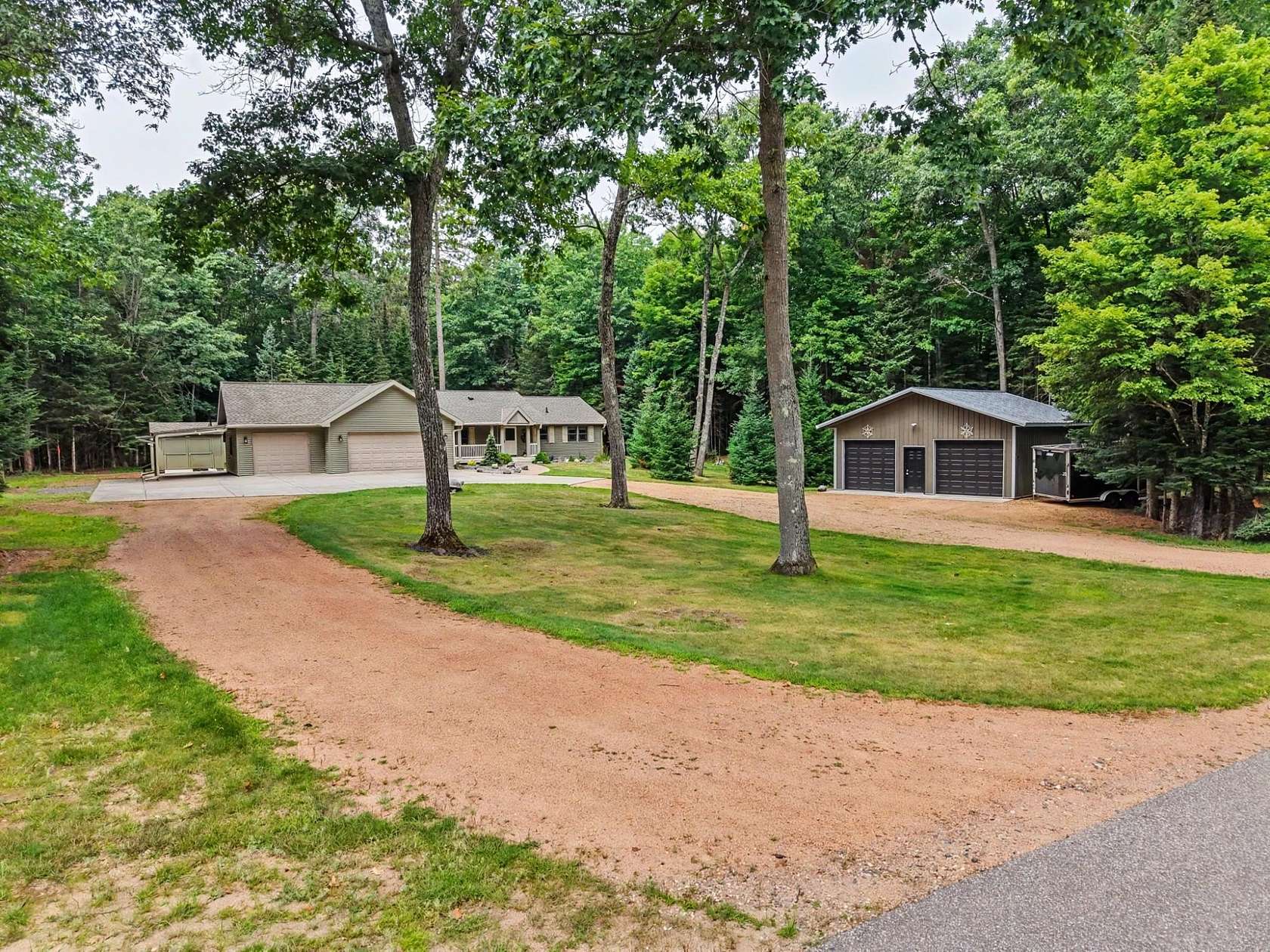 2.5 Acres of Land with Home for Sale in St. Germain Town, Wisconsin