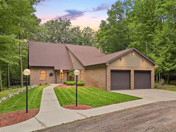 21.8 Acres of Recreational Land with Home for Sale in Fremont, Michigan