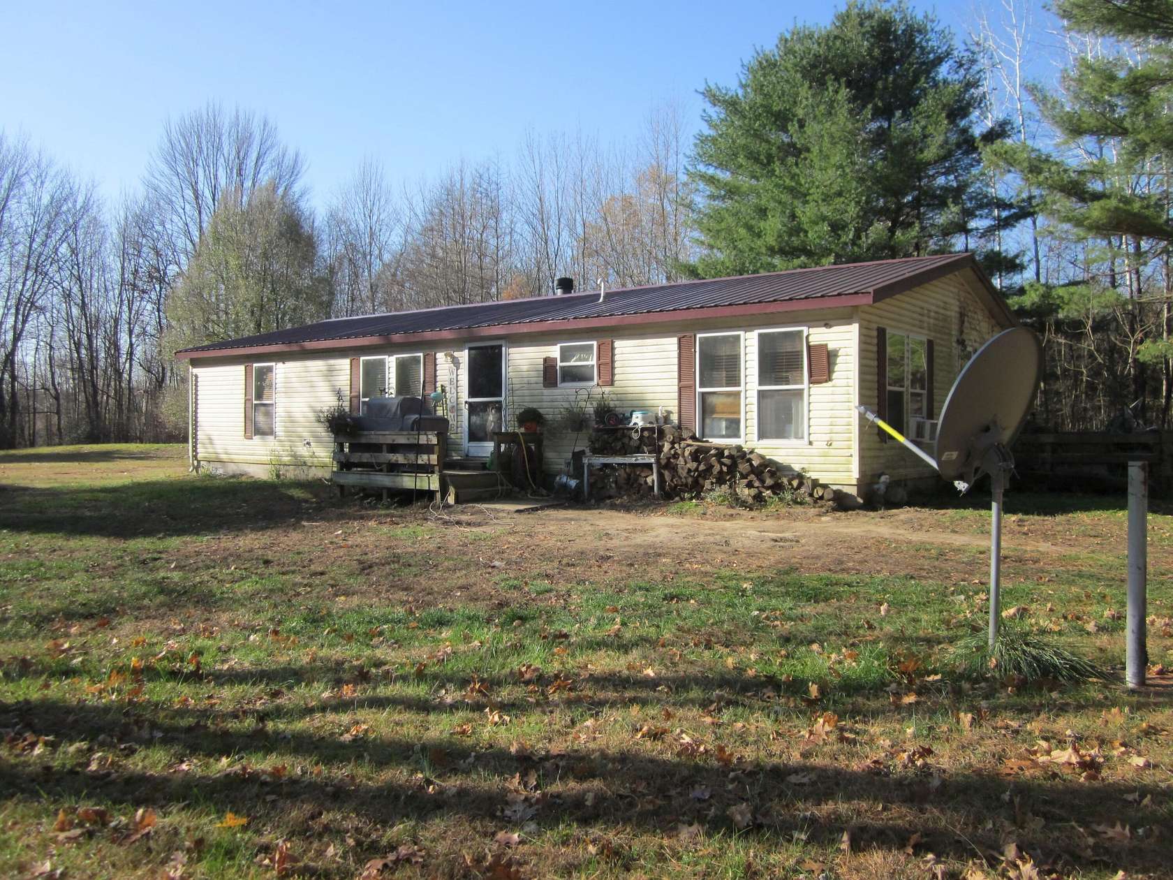 20 Acres of Recreational Land with Home for Sale in Grand Junction, Michigan