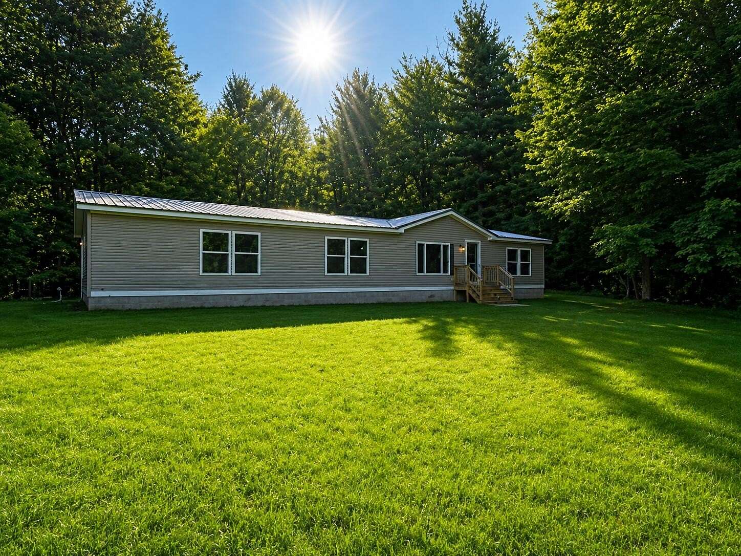 10.3 Acres of Recreational Land with Home for Sale in Newaygo, Michigan