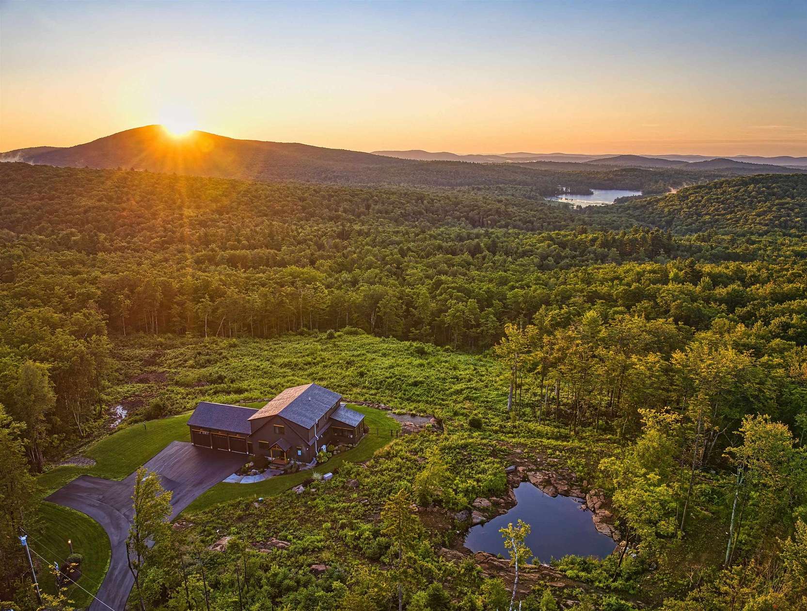 12.2 Acres of Recreational Land with Home for Sale in Washington, New Hampshire