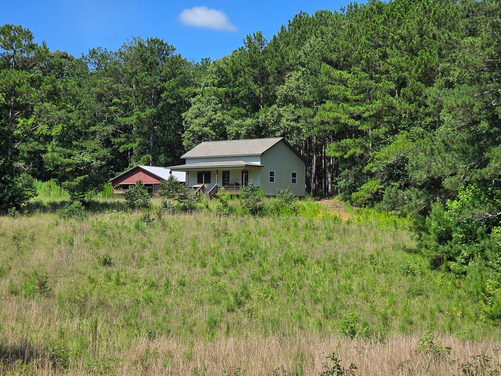 49.1 Acres of Recreational Land with Home for Sale in Monticello, Georgia