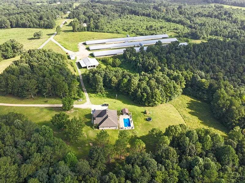 80 Acres of Agricultural Land with Home for Sale in Hackleburg, Alabama