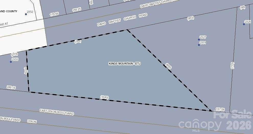 23.5 Acres of Land for Sale in Kings Mountain, North Carolina