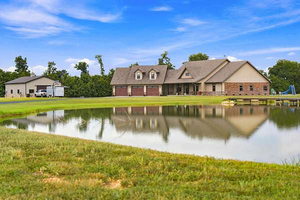 39.9 Acres of Recreational Land with Home for Sale in Aurora, Missouri
