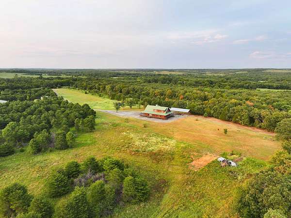 40 Acres of Land with Home for Sale in Dustin, Oklahoma