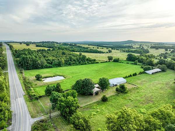 173 Acres of Land with Home for Sale in Brushy, Oklahoma