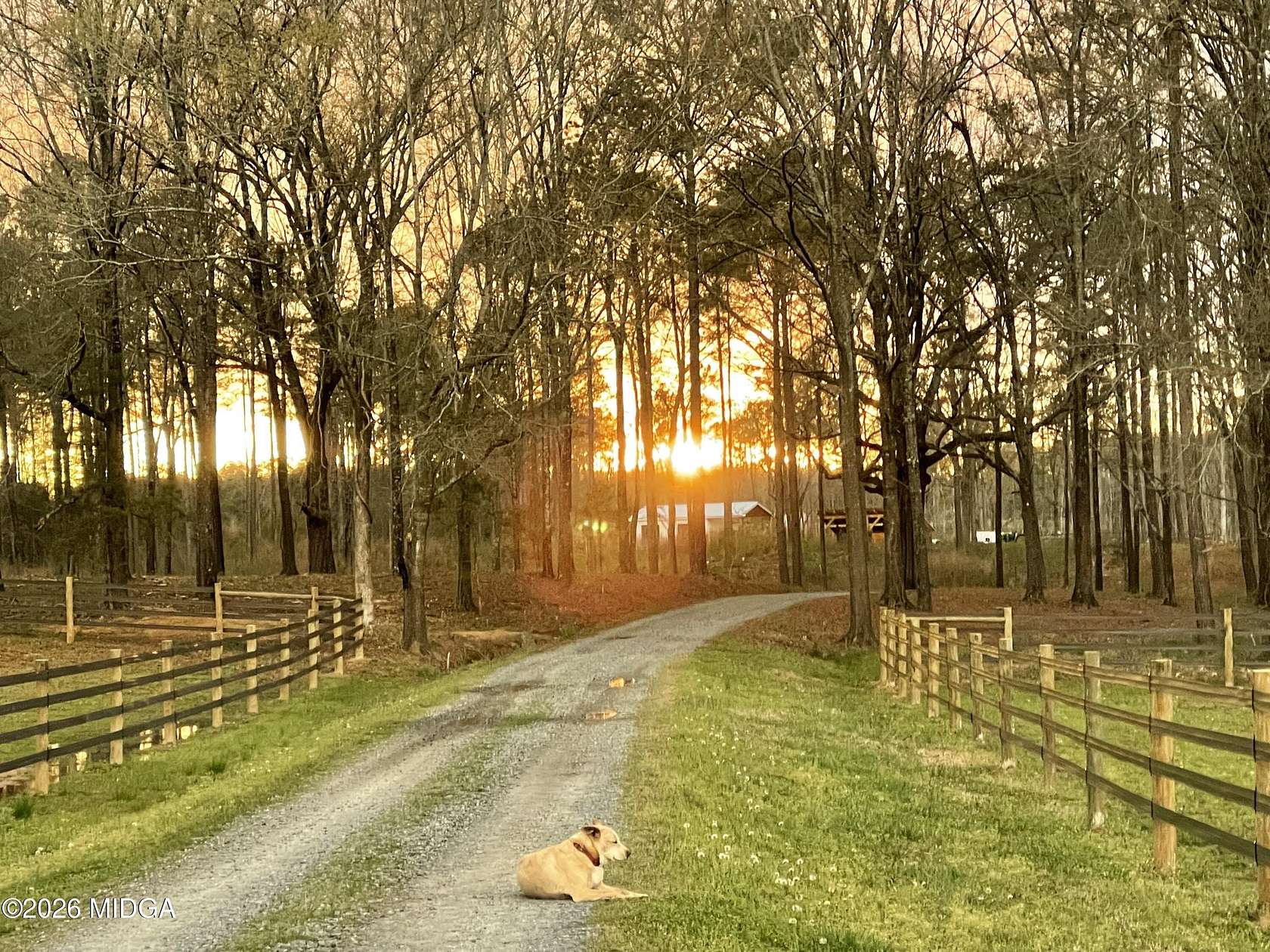 56.5 Acres of Land with Home for Sale in Macon, Georgia