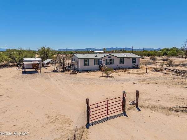 5 Acres of Land with Home for Sale in Marana, Arizona