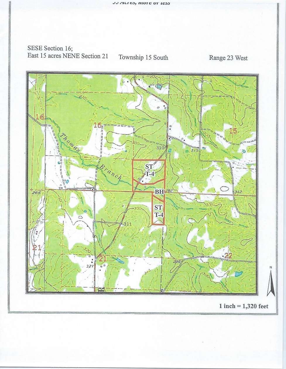 55 Acres of Agricultural Land for Sale in Stamps, Arkansas