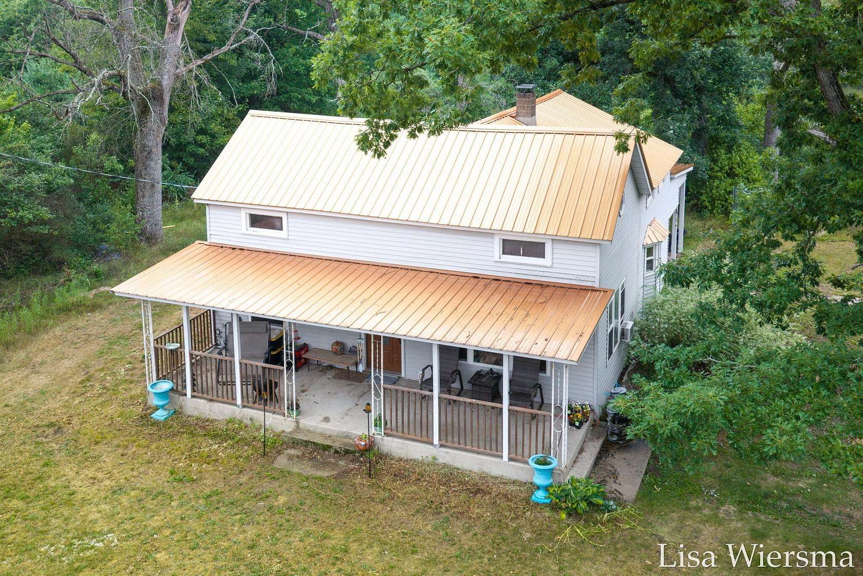 35 Acres of Land with Home for Sale in White Cloud, Michigan