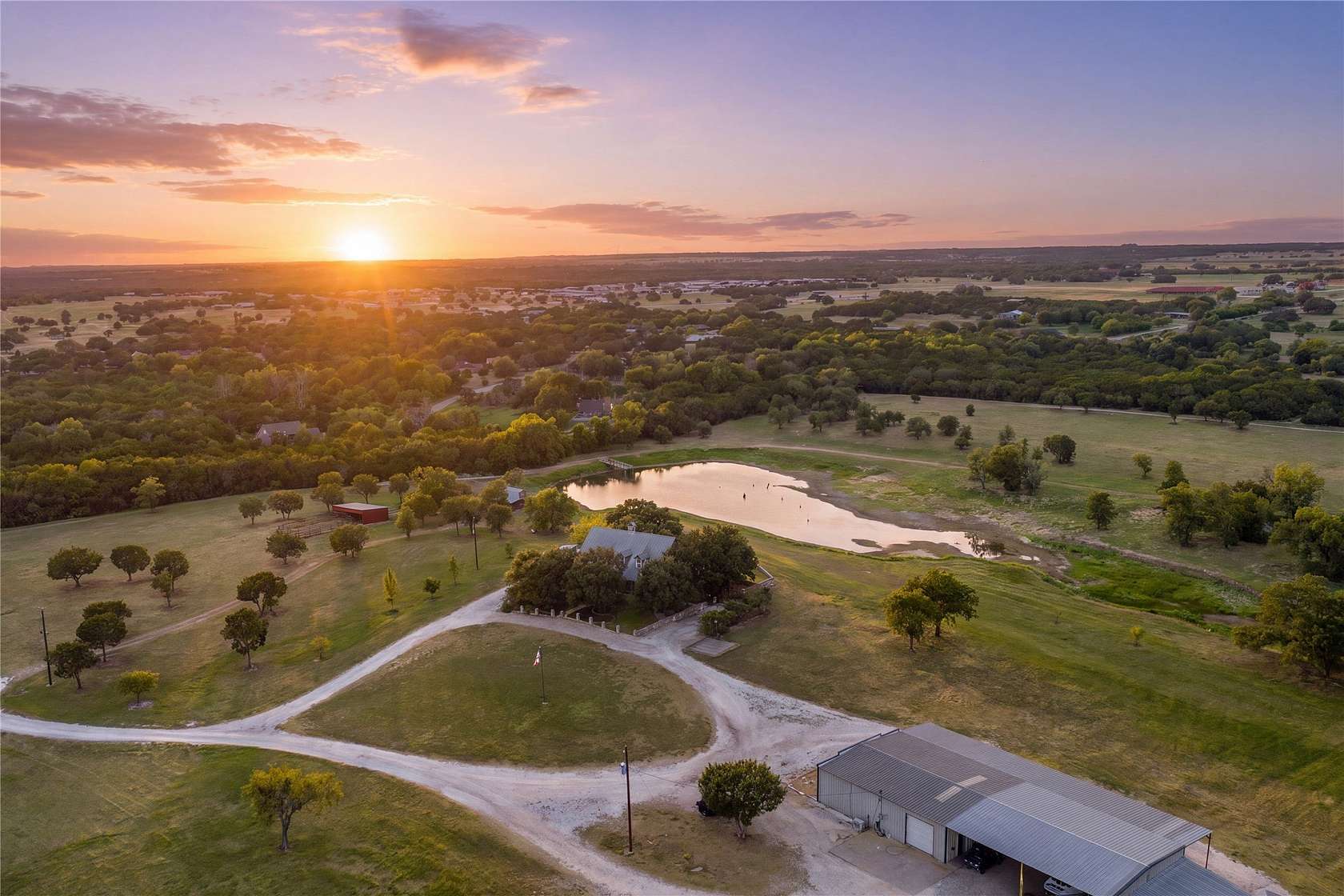 37 Acres of Land with Home for Sale in Whitney, Texas
