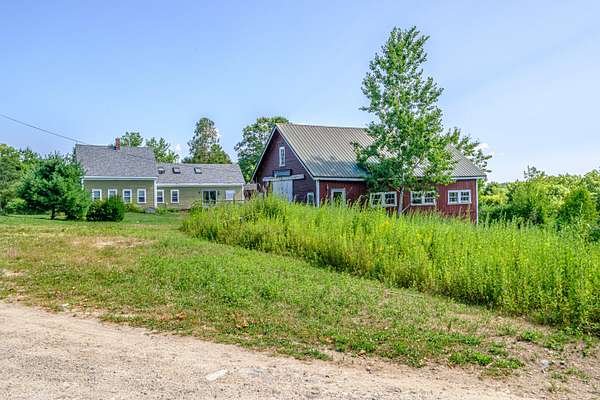 6.62 Acres of Land with Home for Sale in Dresden Town, Maine