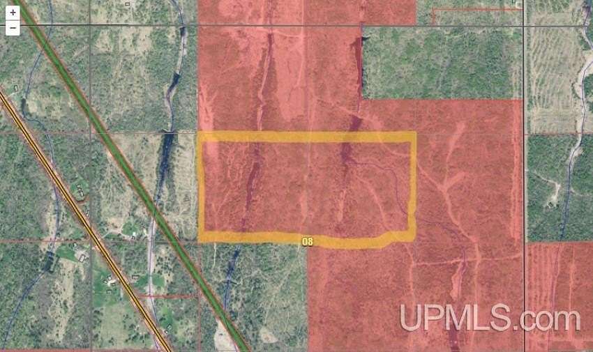 80 Acres of Recreational Land for Sale in Ontonagon, Michigan