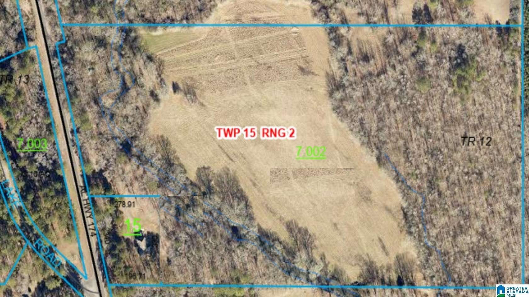 34.3 Acres of Recreational & Residential Land for Sale in Springville, Alabama