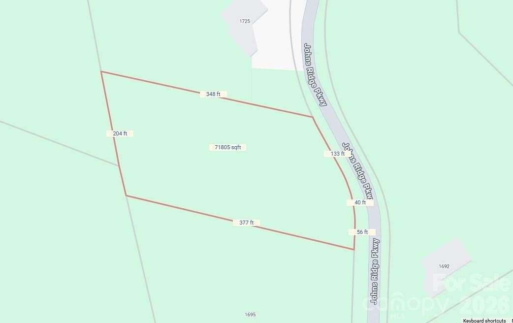 1.64 Acres of Residential Land for Sale in Lenoir, North Carolina