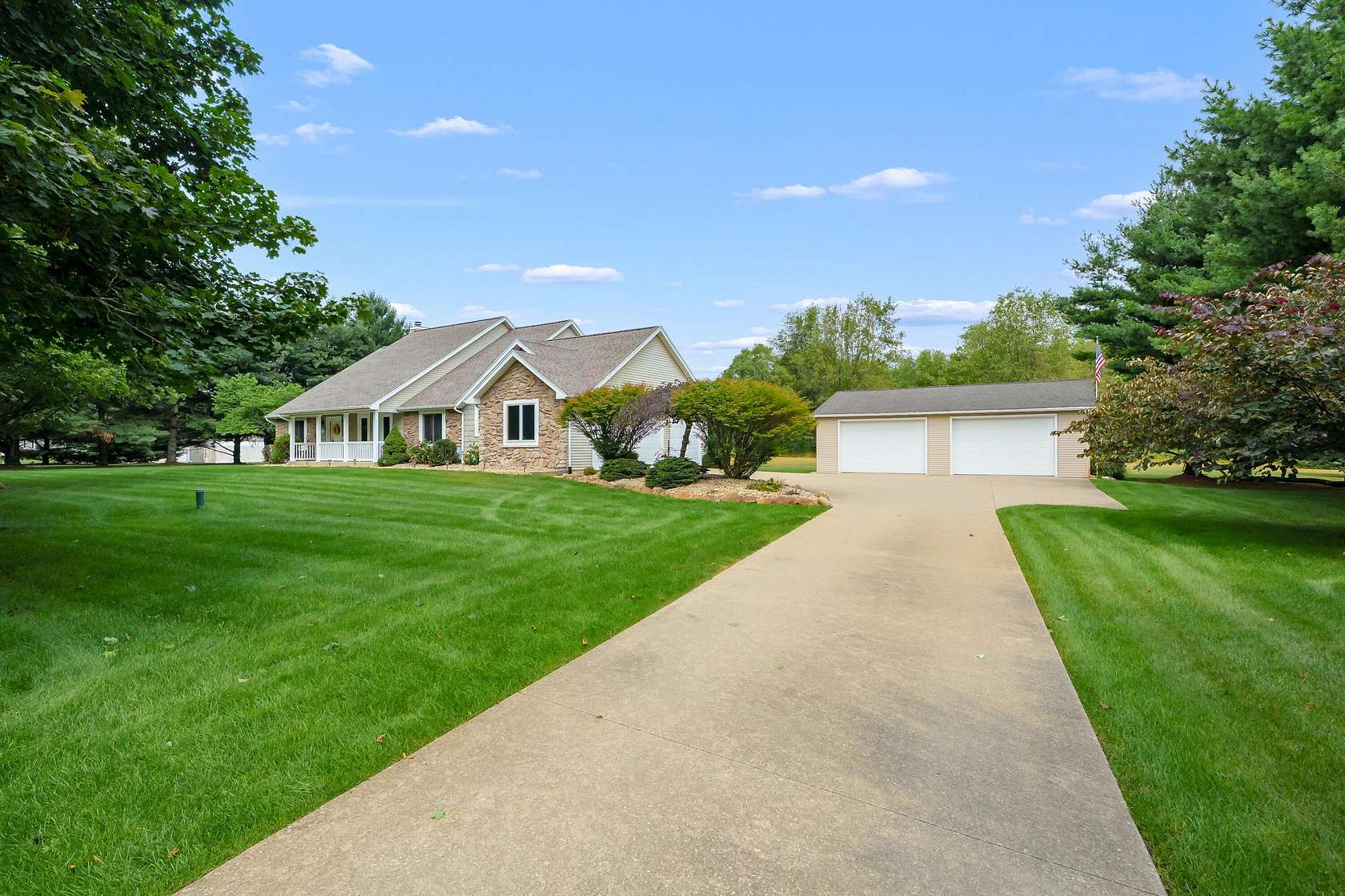 2.52 Acres of Land with Home for Sale in Richland, Michigan