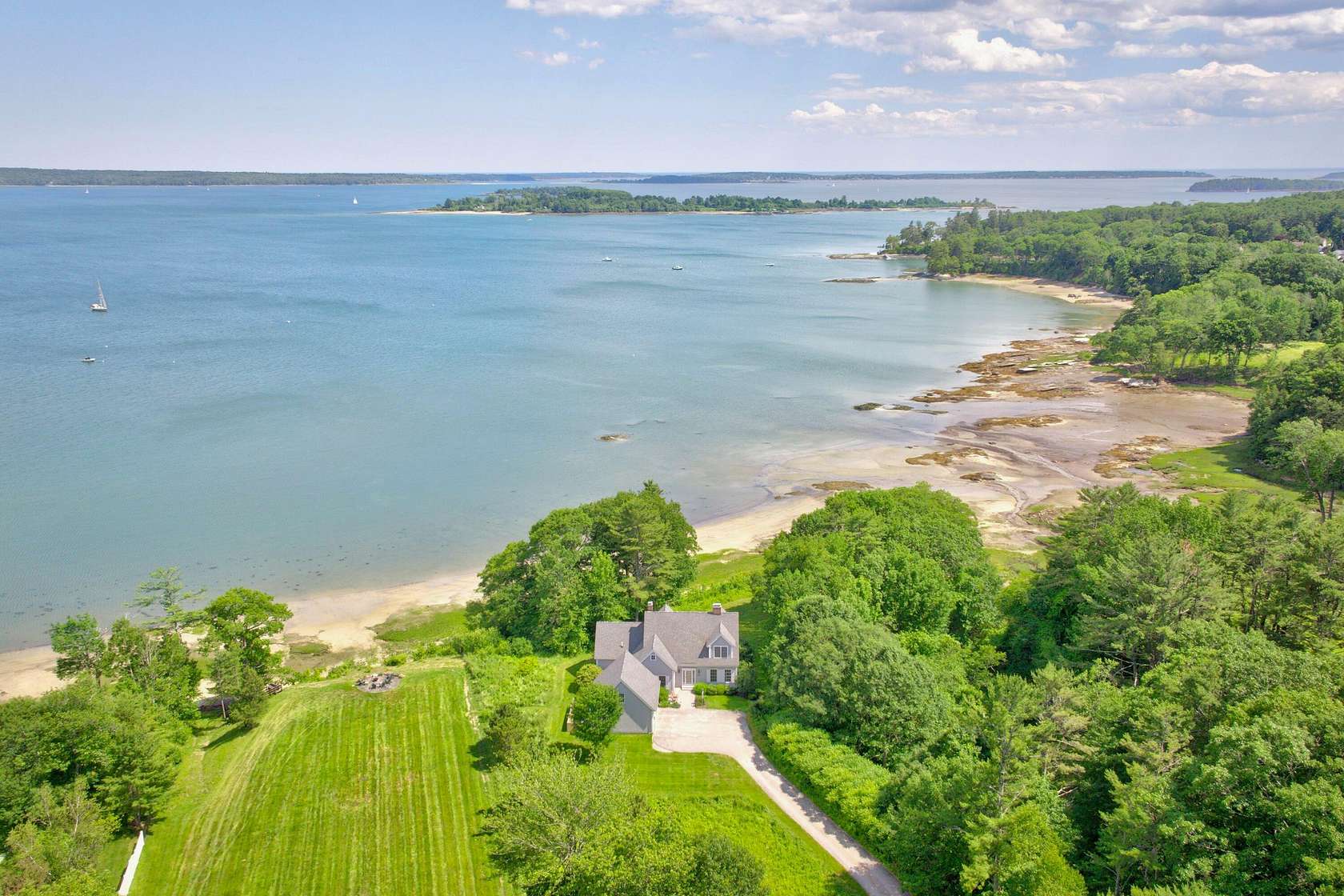 5.85 Acres of Land with Home for Sale in Cumberland Town, Maine