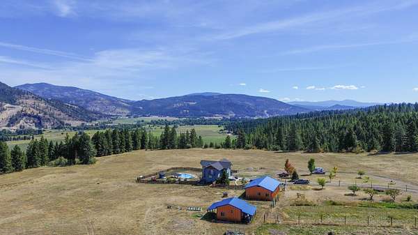 20 Acres of Agricultural Land with Home for Sale in Kettle Falls, Washington