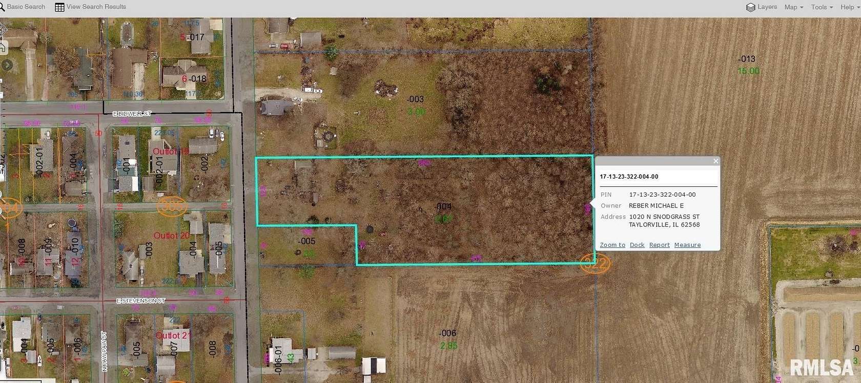 2.62 Acres of Residential Land for Sale in Taylorville, Illinois