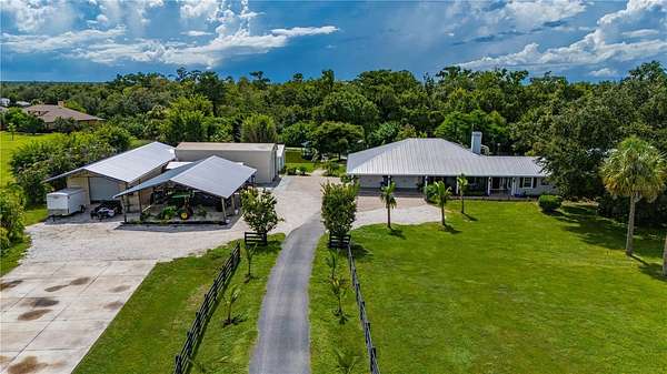 8.8 Acres of Land with Home for Sale in Arcadia, Florida