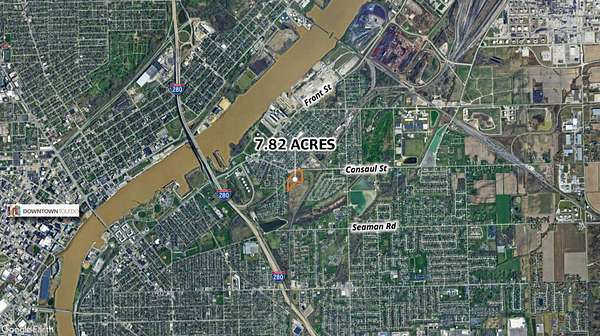 7.82 Acres of Commercial Land for Sale in Toledo, Ohio