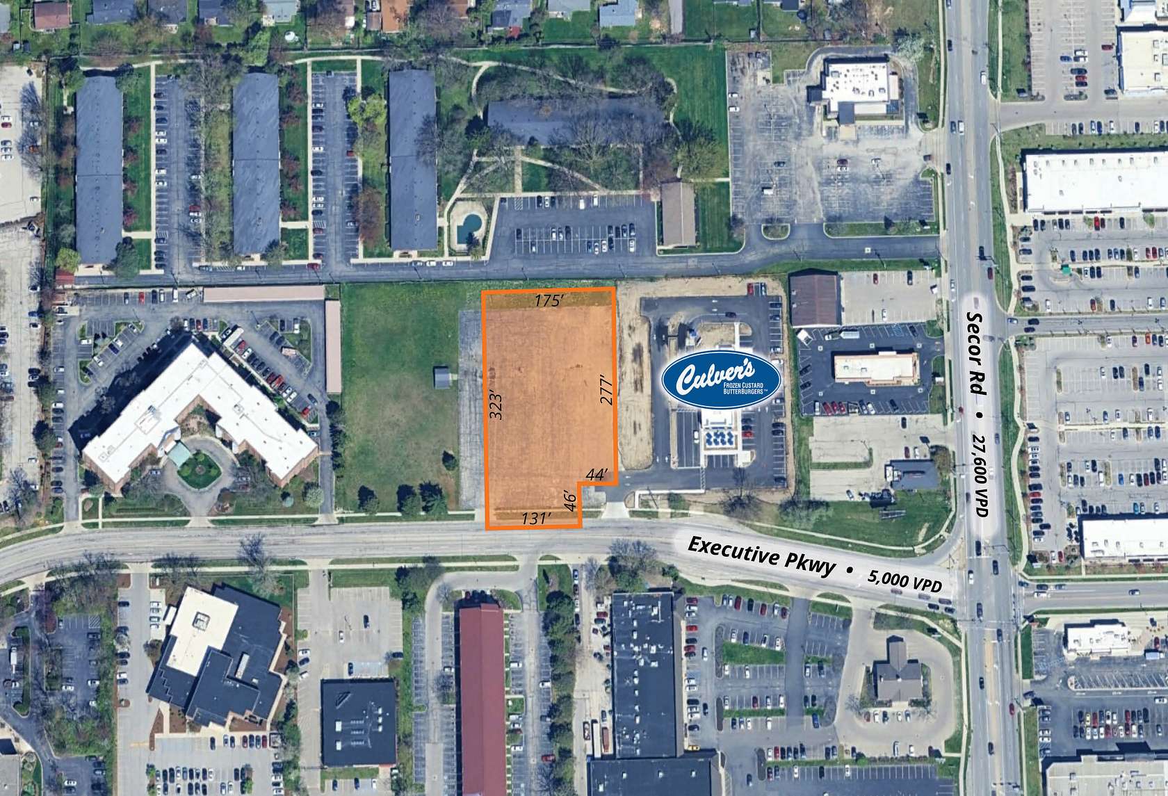 1.26 Acres of Land for Lease in Toledo, Ohio