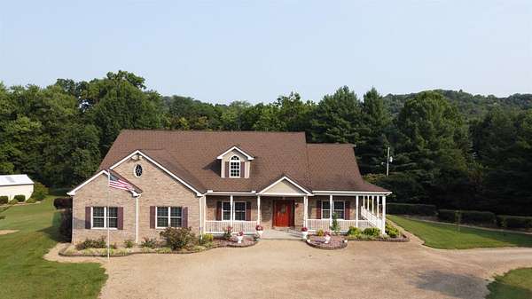 33.3 Acres of Land with Home for Sale in Florence, Indiana