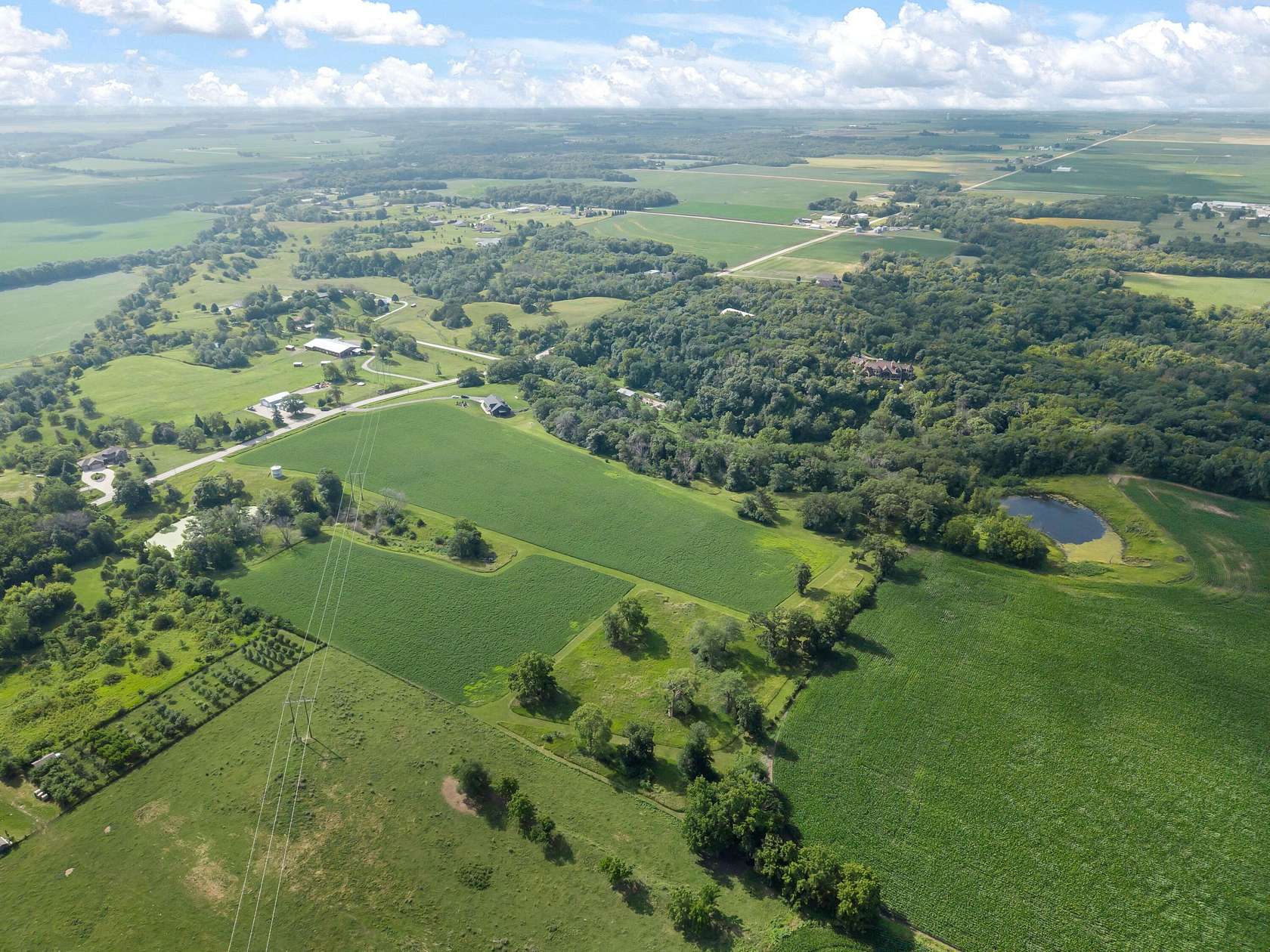 39.2 Acres of Land with Home for Sale in Elkhart, Iowa