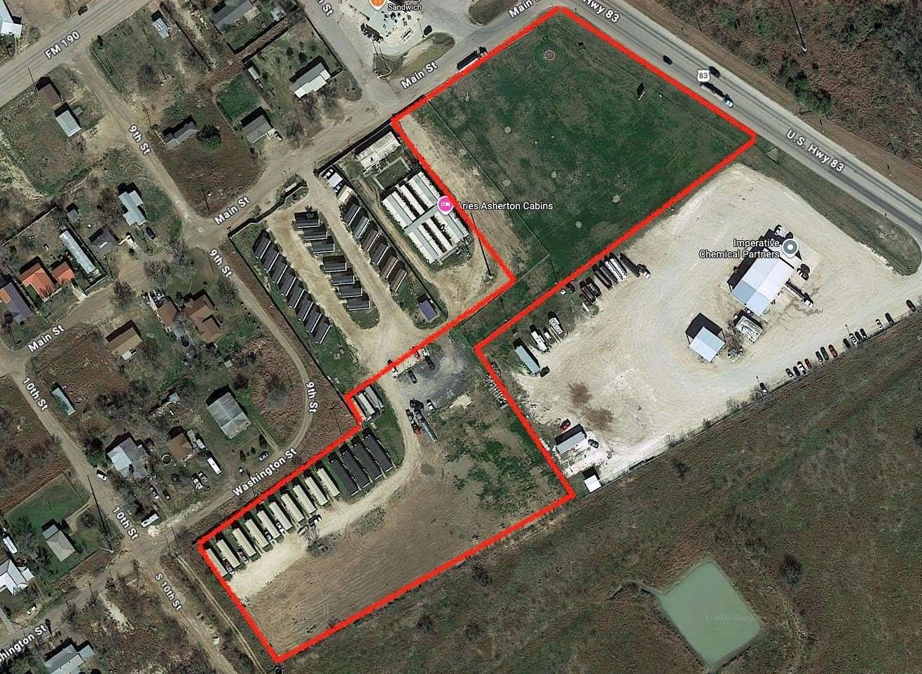 9.75 Acres of Commercial Land for Sale in Asherton, Texas