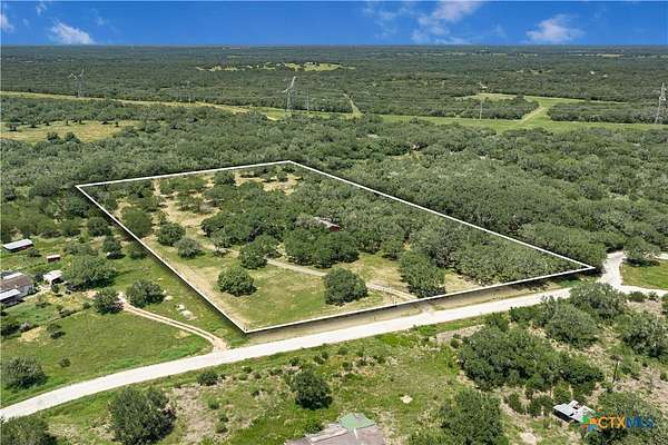 4.8 Acres of Land with Home for Sale in Goliad, Texas