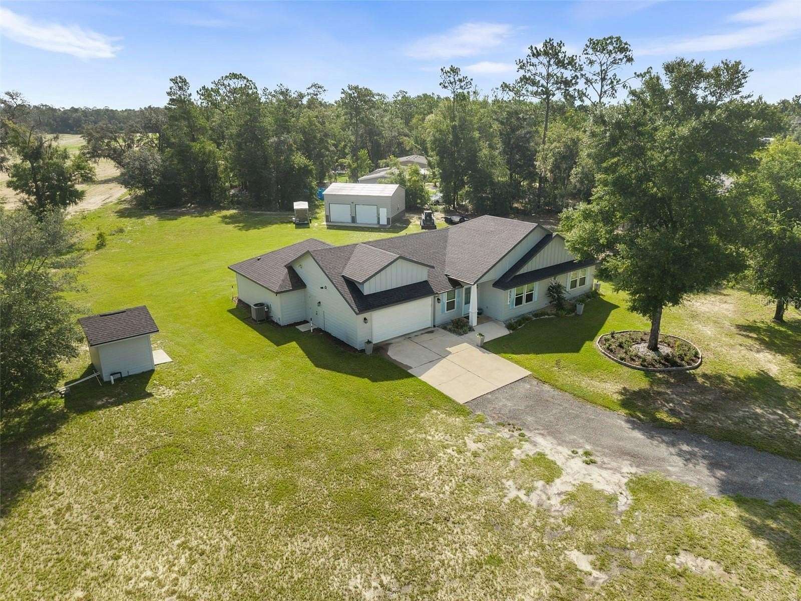 2 Acres of Land with Home for Sale in Bronson, Florida