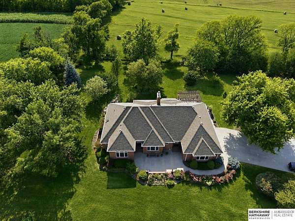6.5 Acres of Land with Home for Sale in Papillion, Nebraska