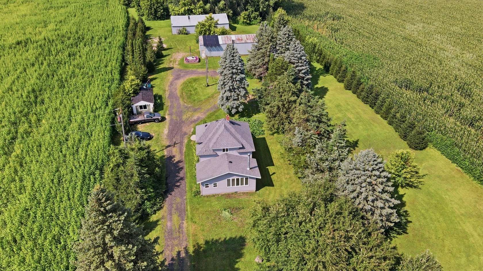 2.5 Acres of Land with Home for Sale in Owatonna, Minnesota