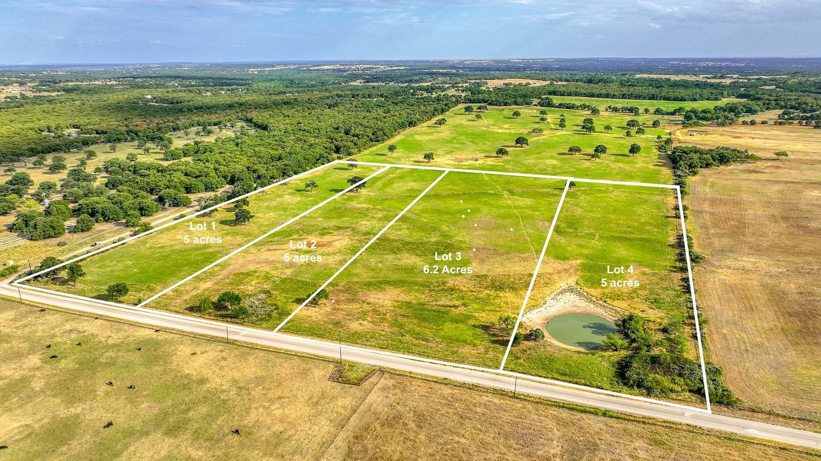 6.29 Acres of Land for Sale in Poolville, Texas