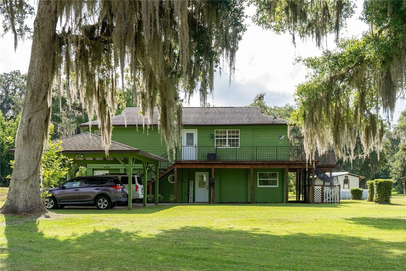 28.2 Acres of Recreational Land with Home for Sale in Oak Hill, Florida