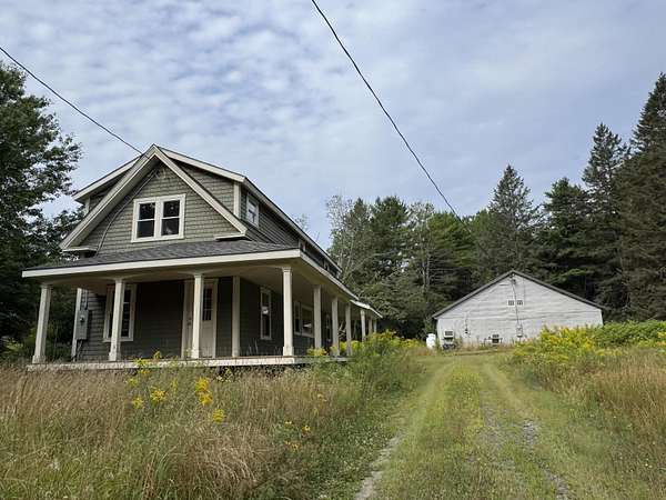 21 Acres of Recreational Land with Home for Sale in Dover-Foxcroft, Maine