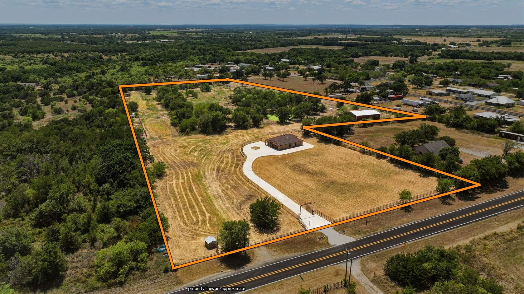 9 Acres of Land with Home for Sale in Weatherford, Texas