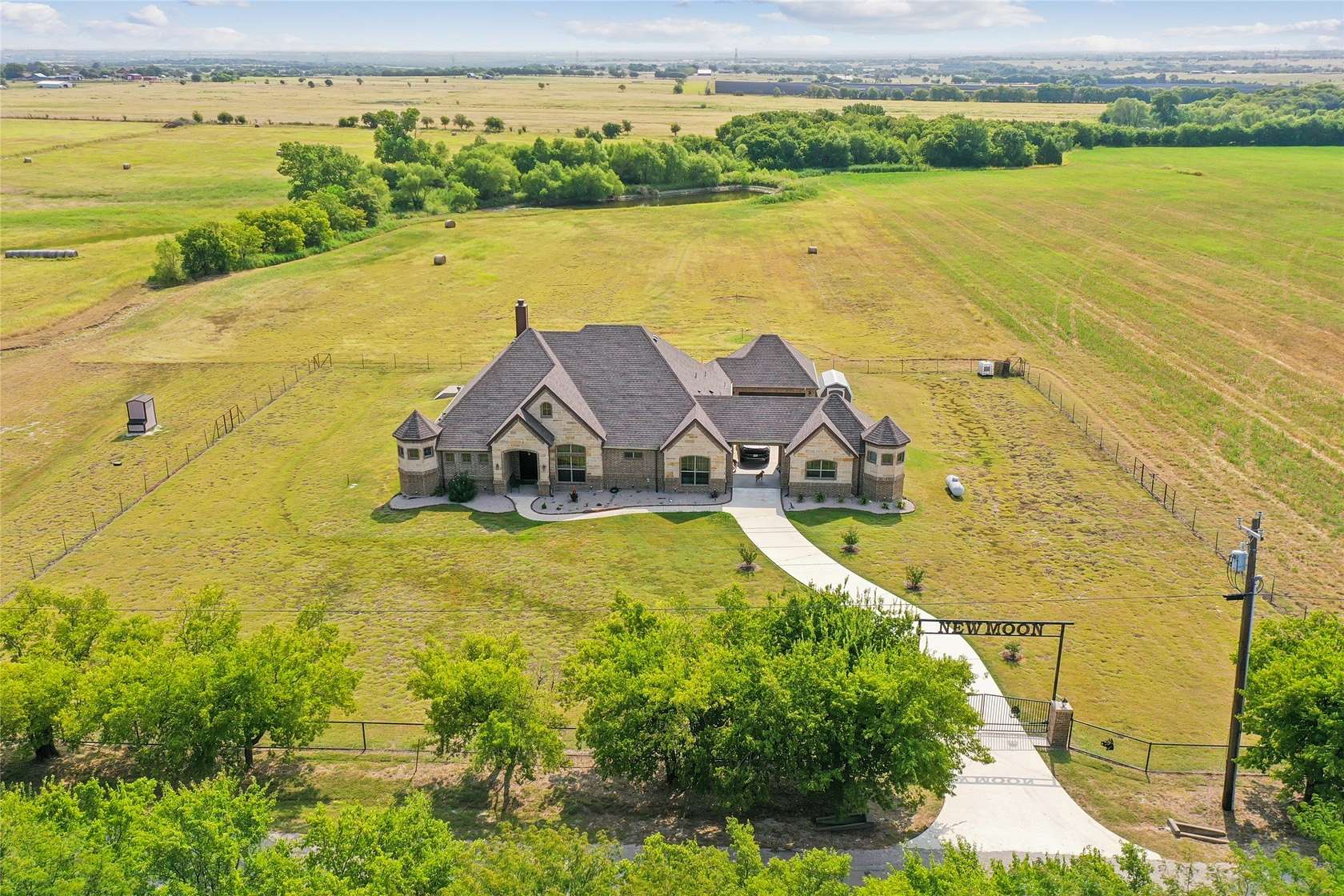 17.5 Acres of Land with Home for Sale in Sanger, Texas