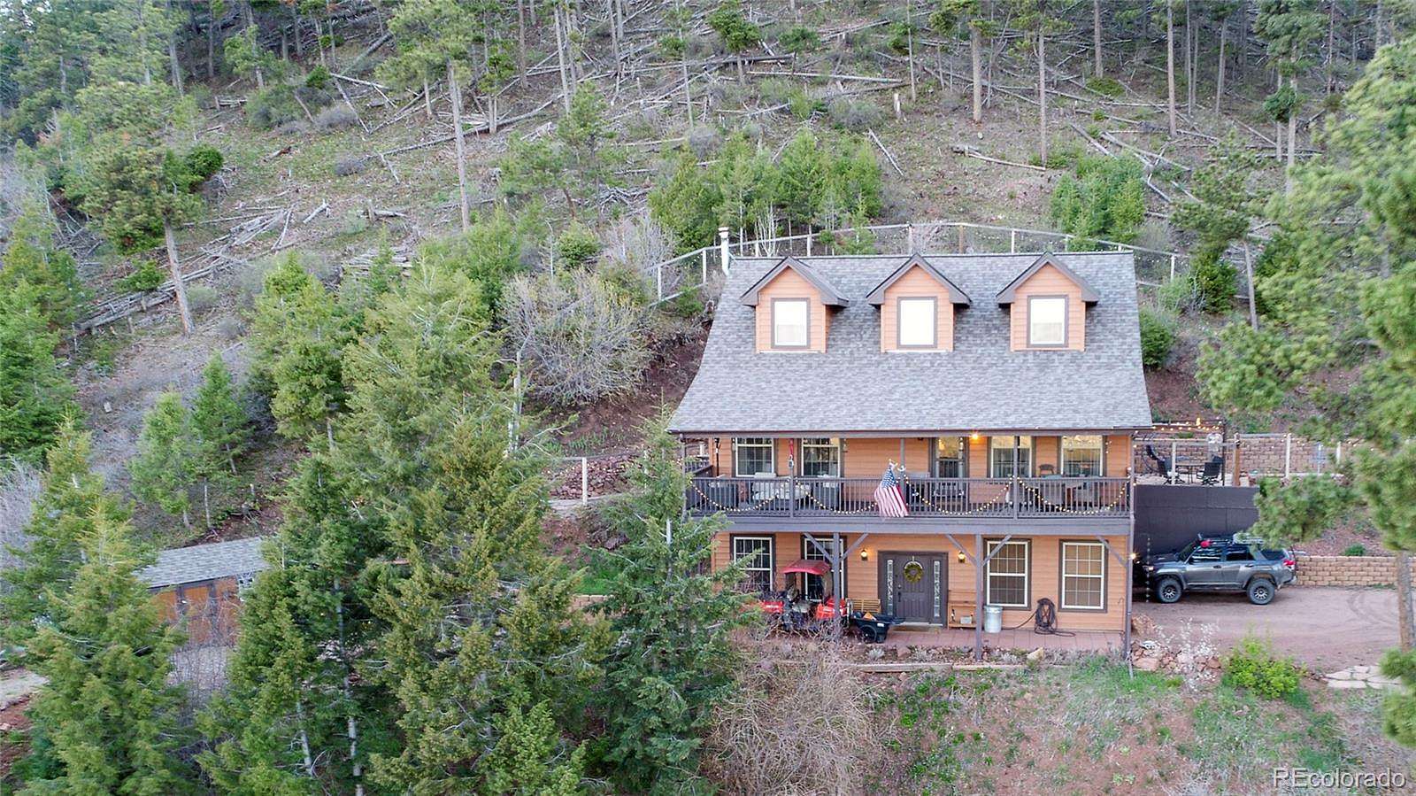 5.85 Acres of Land with Home for Sale in Larkspur, Colorado