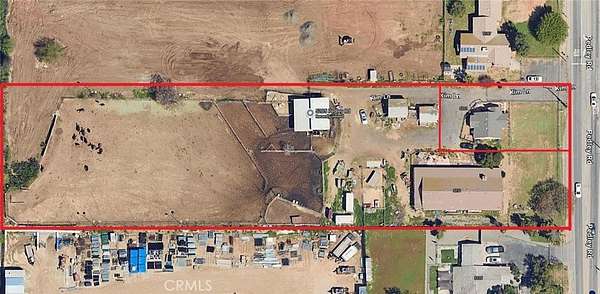 2.38 Acres of Land with Home for Sale in Jurupa Valley, California